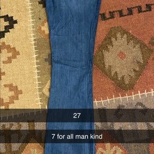 Size 27 7 for all man kind